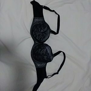 Freya Padded Black Lace Bra